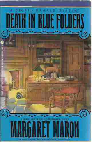 Image for Death in Blue Folders (Sigrid Harald Mystery)